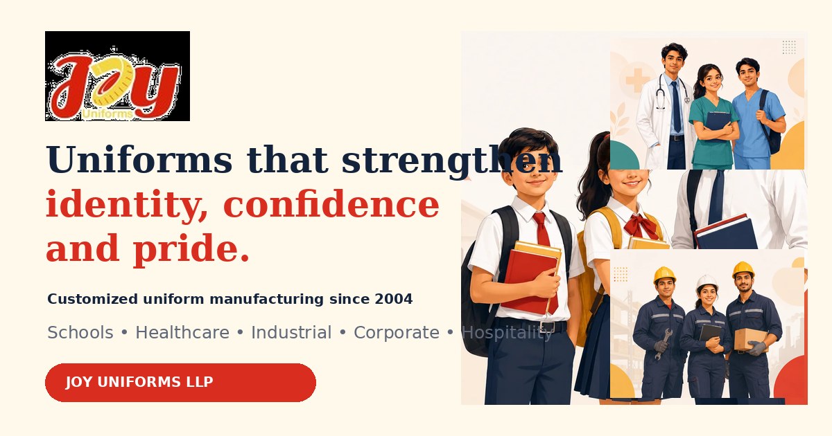 Joy Uniforms LLP | School, Corporate & Industrial Uniform Manufacturer